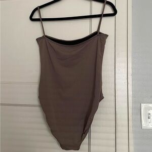 Mushroom Nu Swim Straight One Piece — L